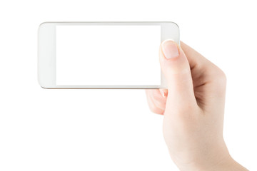 Mobile phone in hand