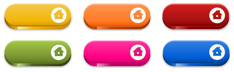 the glossy homepage button set