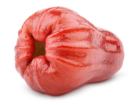 Rose apple or chomphu isolated on white with clipping path