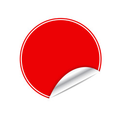 Red sticker