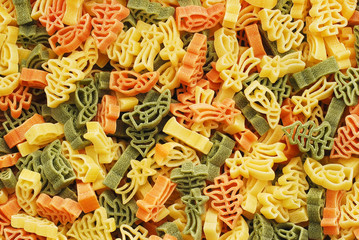 christmas pasta background