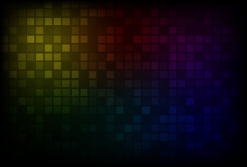 Dark rainbow abstract background