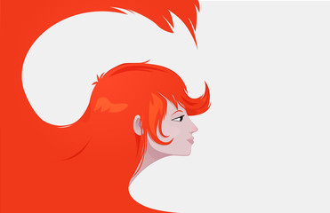 beautiful woman face