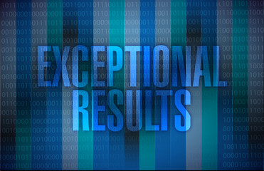 exceptional results message over a binary