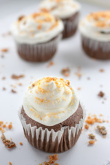 Chocolate Butterfinger Cupcakes