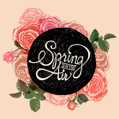 SPRING IS IN THE AIR - FLOWERS QUOTE