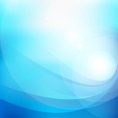 Blue abstract design