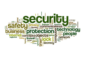 securety word cloud