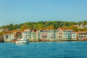 Fototapeta na wymiar Yenikoy - Bosphorus shores, Istanbul