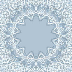 Lace background. Mandala.