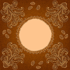 Cover design the menu for coffee