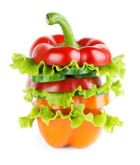 Sandwich with vegetables