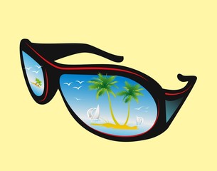 okulary przeciwsłoneczne, © klatki