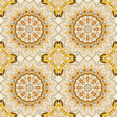 Lace seamless ethnic pattern - 62669517