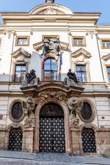 Obraz premium Entrance of italy embassy in Prague