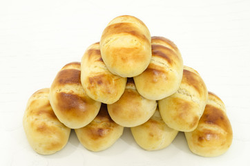French milk bread, pain-au-lait, homemade