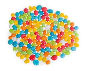 Multicolored candies