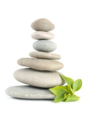 Fototapeta na wymiar Zen pebbles balance. Spa and healthcare concept.
