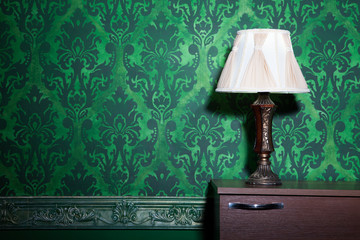 Vintage room interior toned image