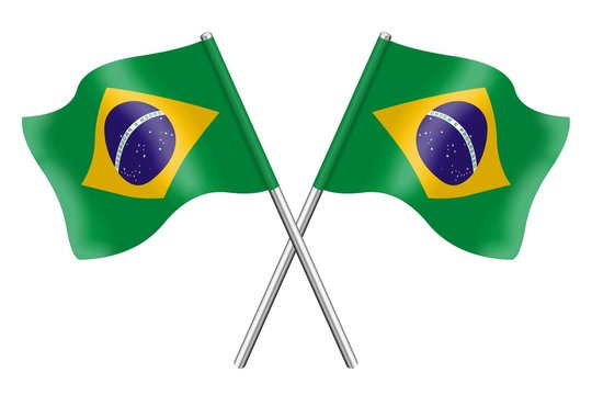 Duas bandeiras brasileiras