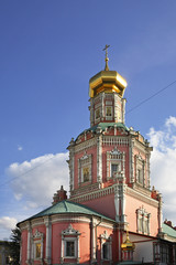 Obraz premium Богоявленский собор Богоявленского монастыря в Москве. Россия