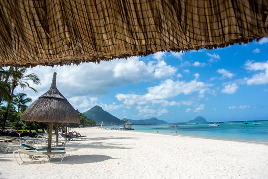Beach in Flic-En-Flac, Mauritius