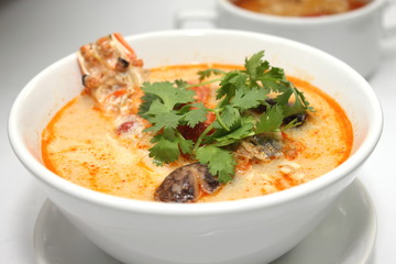 Sour and Spicy soup with Prawn