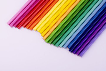 rainbow from pencils