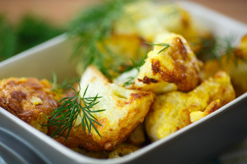 fried cauliflower