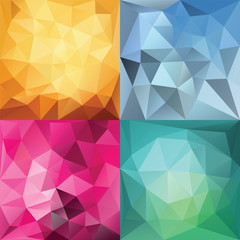 Polygonal Geometric backgrounds.