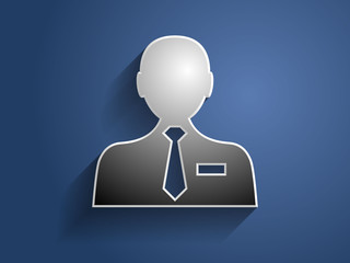 3d Vector illustration of  businessman icon