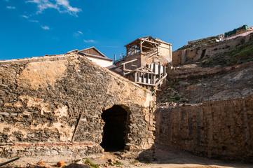 Fototapeta premium Sardinia: Argentiera village, former mining town.