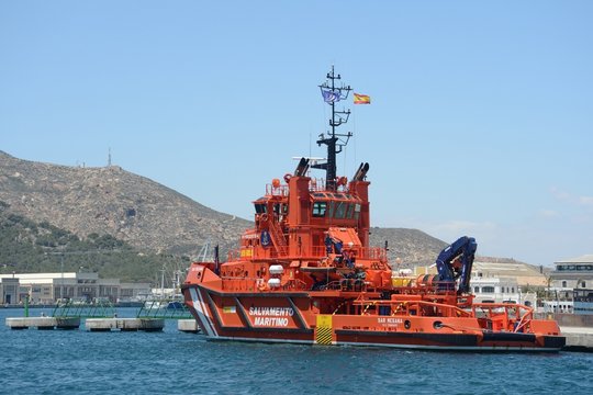 The Port Of Cartagena, Spain