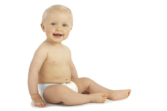 Baby in diaper