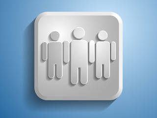 3d Vector illustration of  businessman icon