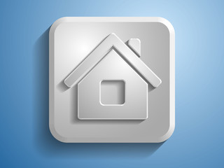 3d Vector illustration of houme icon