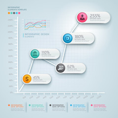 3d infographics diagram business. Vector illustration. can be us