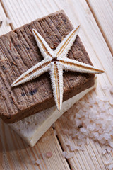 Fototapeta na wymiar Spa with starfish 