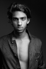 Attractive young indian man
