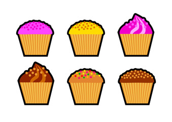 Cup cake set
