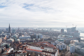 Obraz premium View over Hamburg