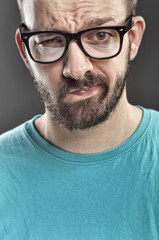 Man with glasses 