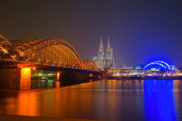 Fototapeta premium Cologne Night 01