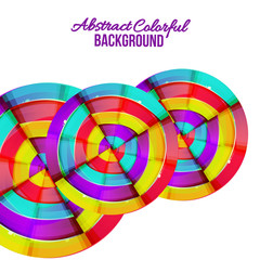 Abstract colorful rainbow curve background design. Vector