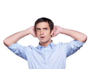Fototapeta premium Worried businessman.
