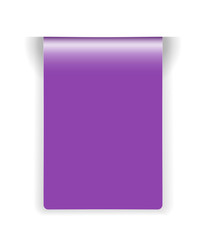 the purple glossy tag