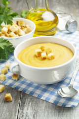 Soup of red lentils