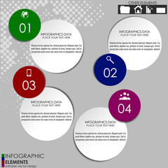 Infographics option banner