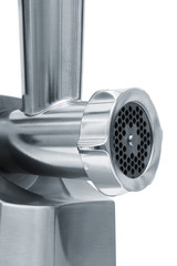 steel meat grinder