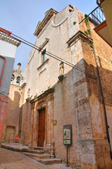 Fototapeta na wymiar Kościół św Urszuli. San Giovanni Rotondo. Apulia. Włochy.